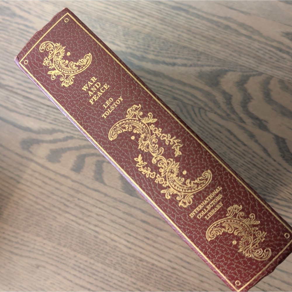 War and Peace Tolstoy Collectors Library Edition Kropotkin Illustrated HC - VG